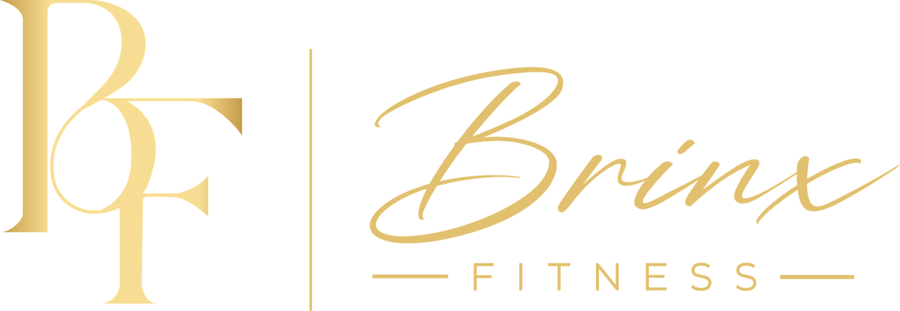 Brinx Fitness horizontal logo design