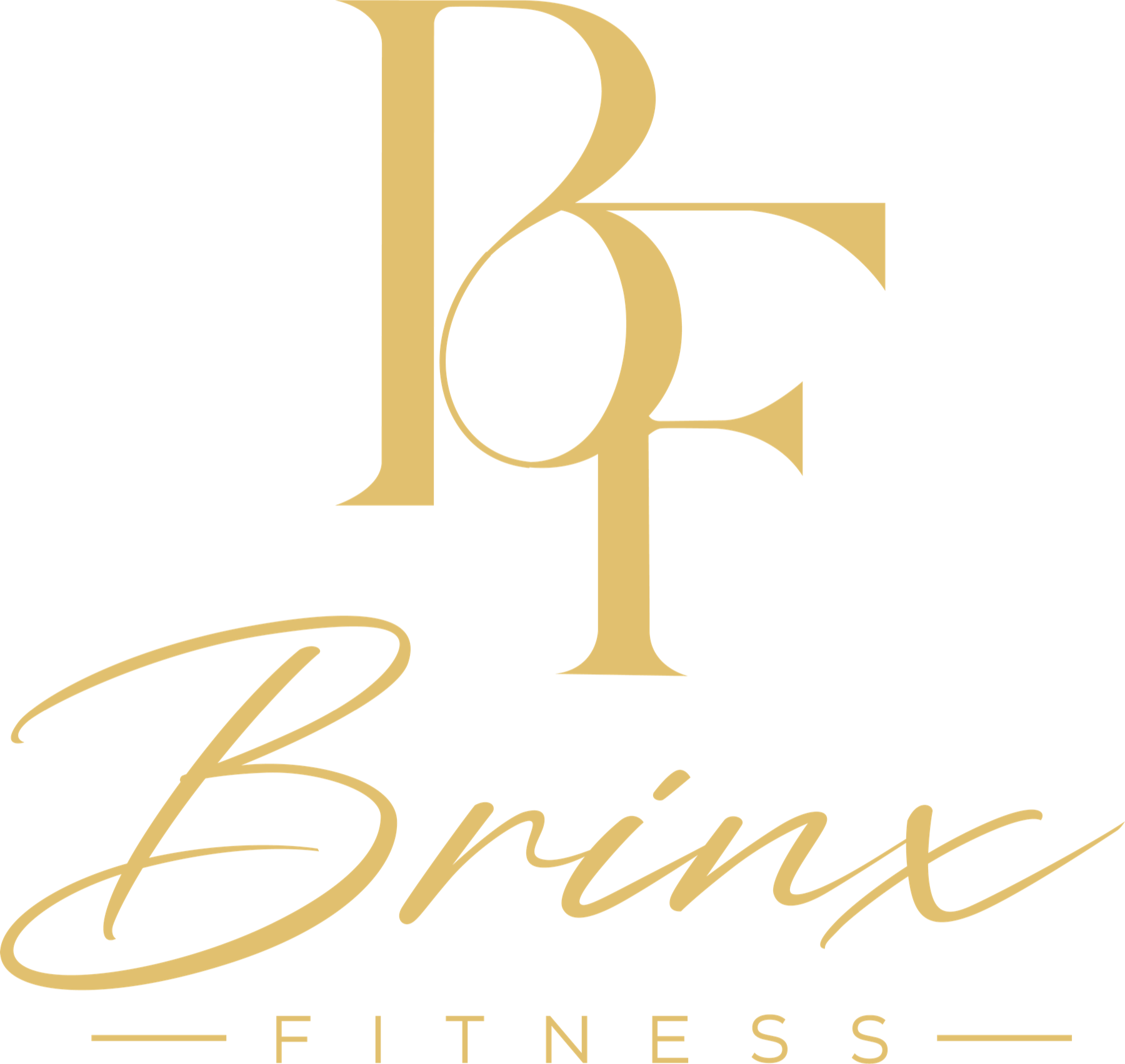 Brinx Fitness primary logo design