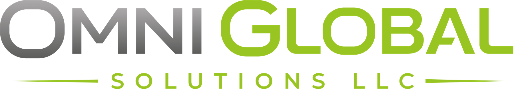 Omni Global Solutions horizontal logo design
